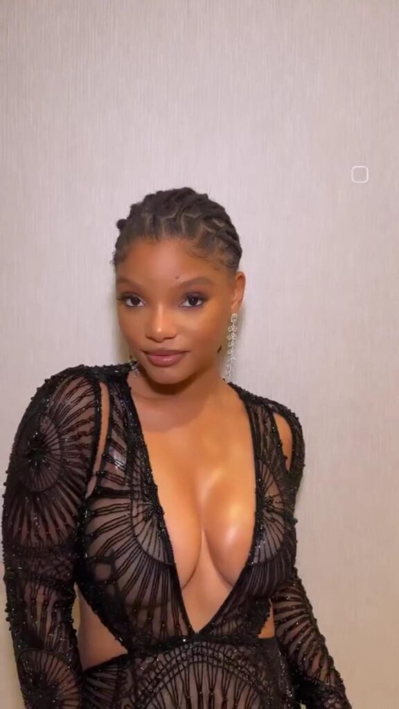 Halle Bailey leaked Nude