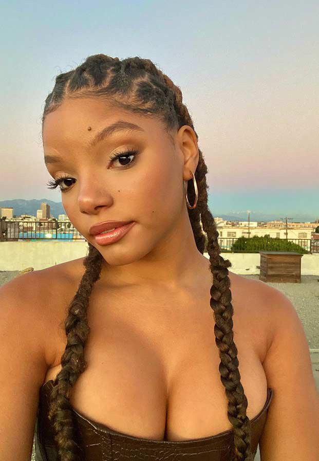 Halle Bailey leaked Nude