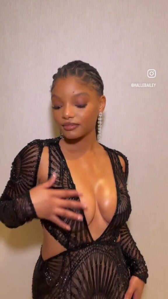 Halle Bailey leaked Nude