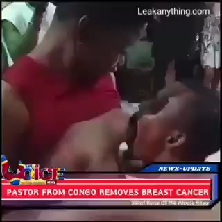 Pastor from Congo Sucking a Girl Boobs in Church